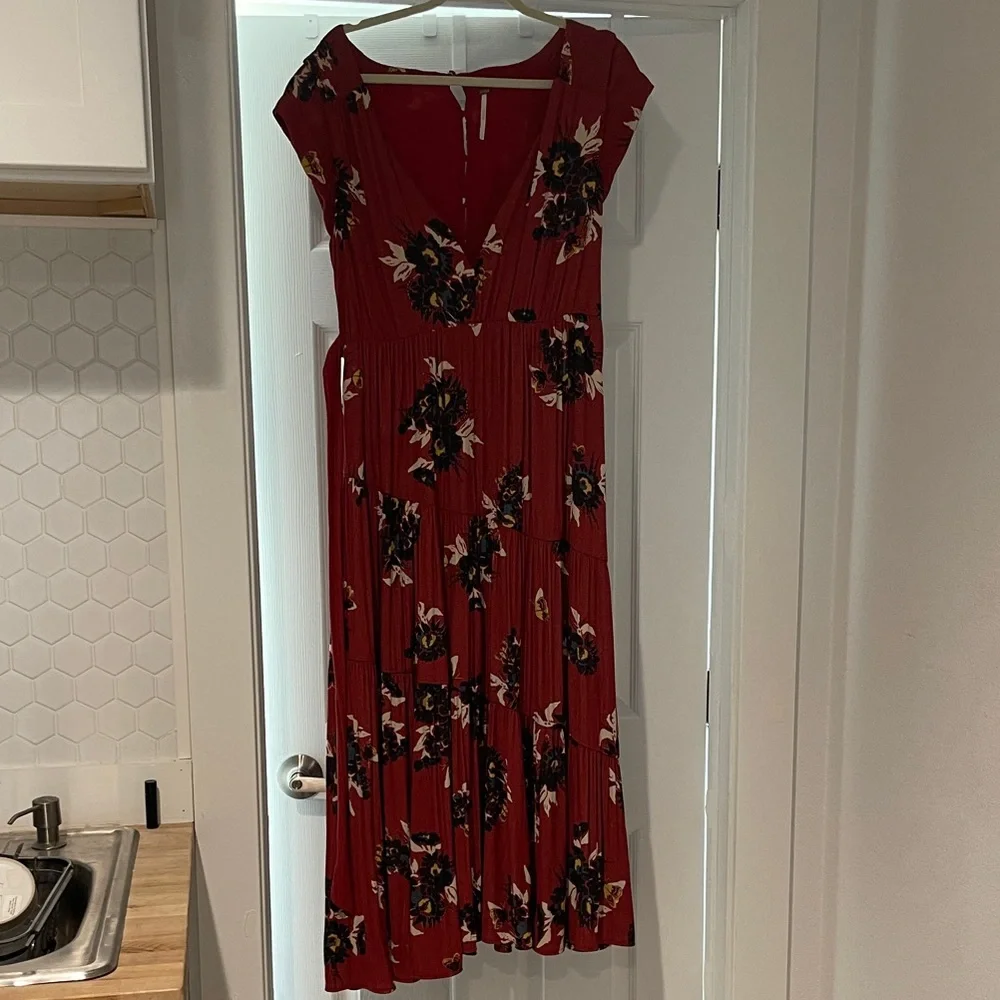 Free People Twirly Floral Women's Dress - Picture 2 of 7